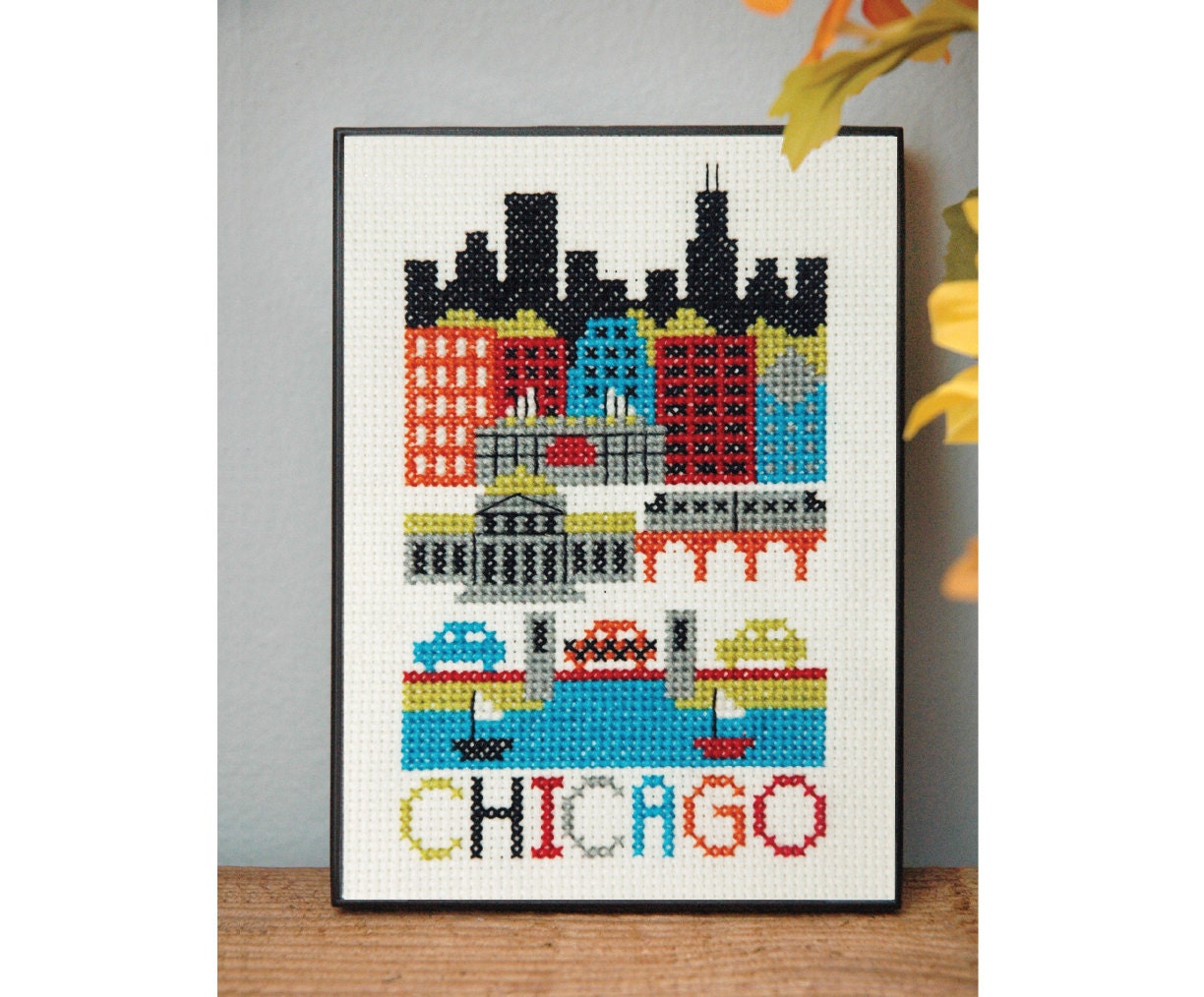 Chicago Cross Stitch Pattern Instant Download