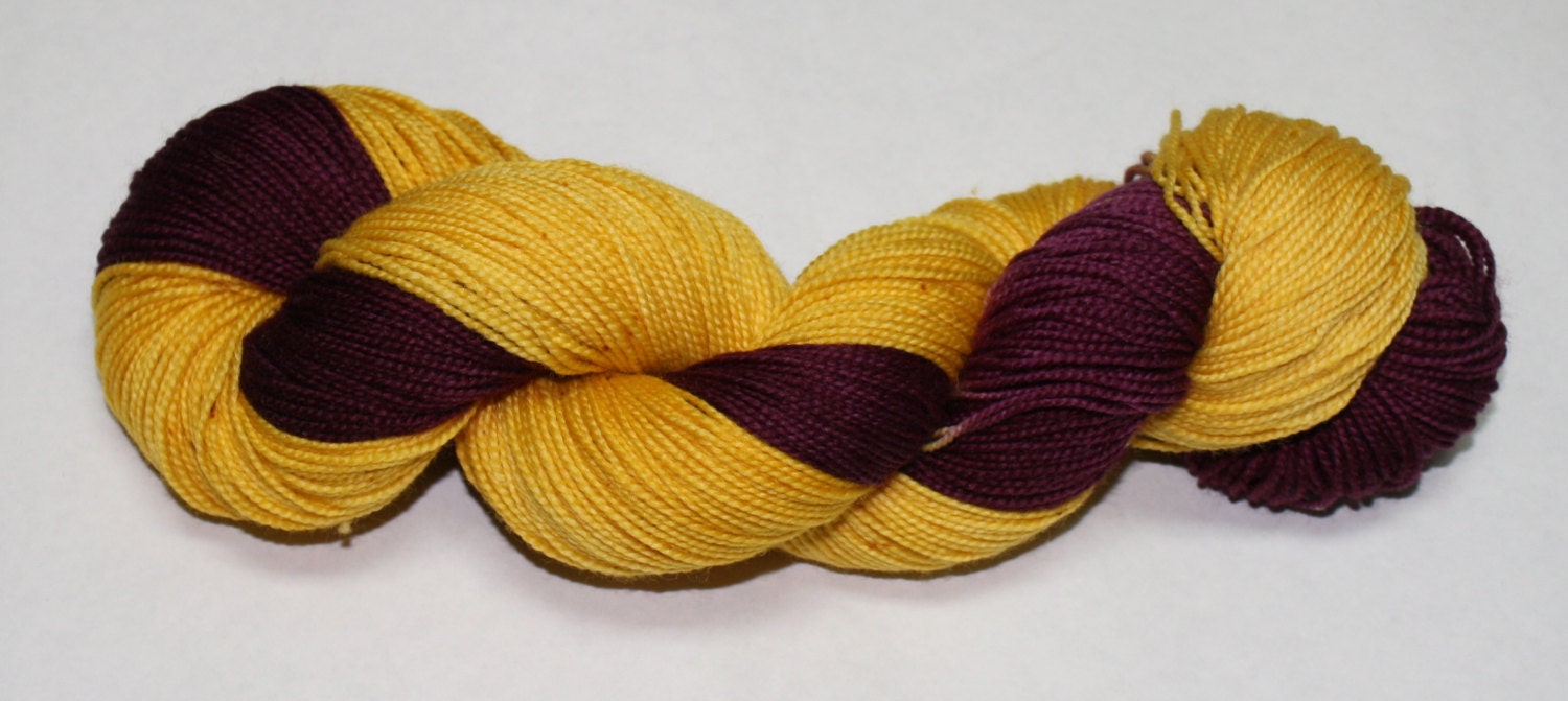 Gryffindor Hand Dyed Sock Yarn