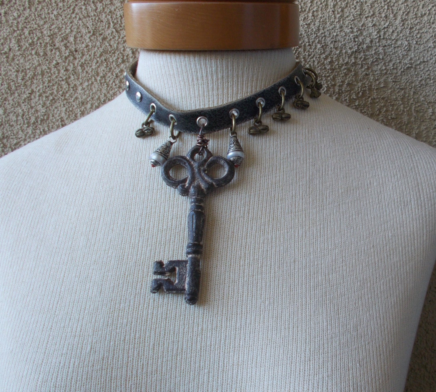Old Key Necklace Castle Key Jewelry Gothic Key Necklace