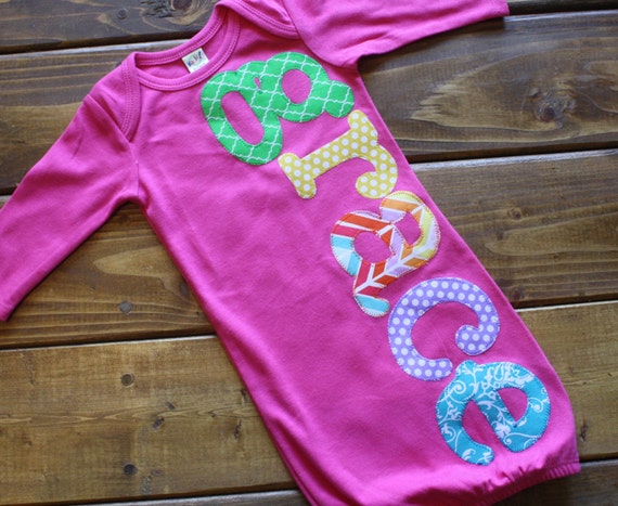 personalized hospital gown
