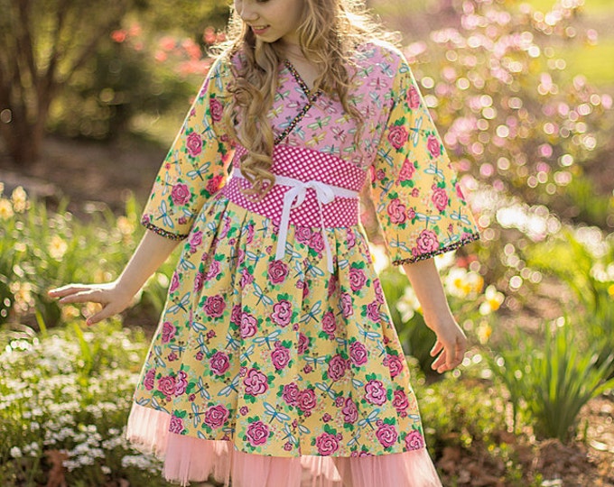 Junior Bridesmaid Dress - Flower Girl Dresses - Tween Preteen Teen - Big Sister Clothes - Birthday Dress - Easter Dress - sz 8 to 16 yrs