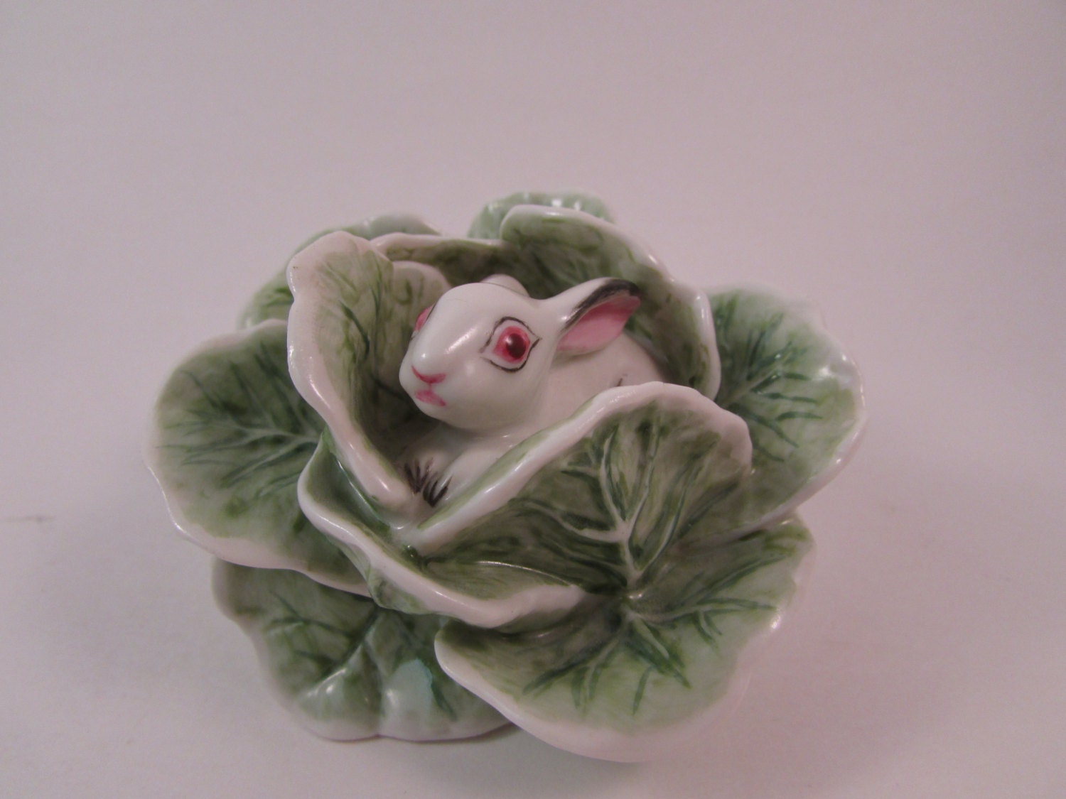 Vintage Nymphenburg Germany Hand Painted Porcelain Rabbit Hare