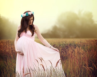 Digital Background, Photo Overlays, Background Replacement, Photography Backgrounds & Backdrops, Morning Dew, Overcast Foggy Wheat Field