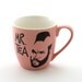 Mr T Tea Mug Pink , pink Mr. tea mug , upcycled and altered, 80s nostalgia, funny mug , large coffee mug