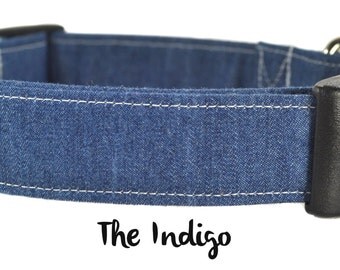Denim Dog Collar - The Indigo