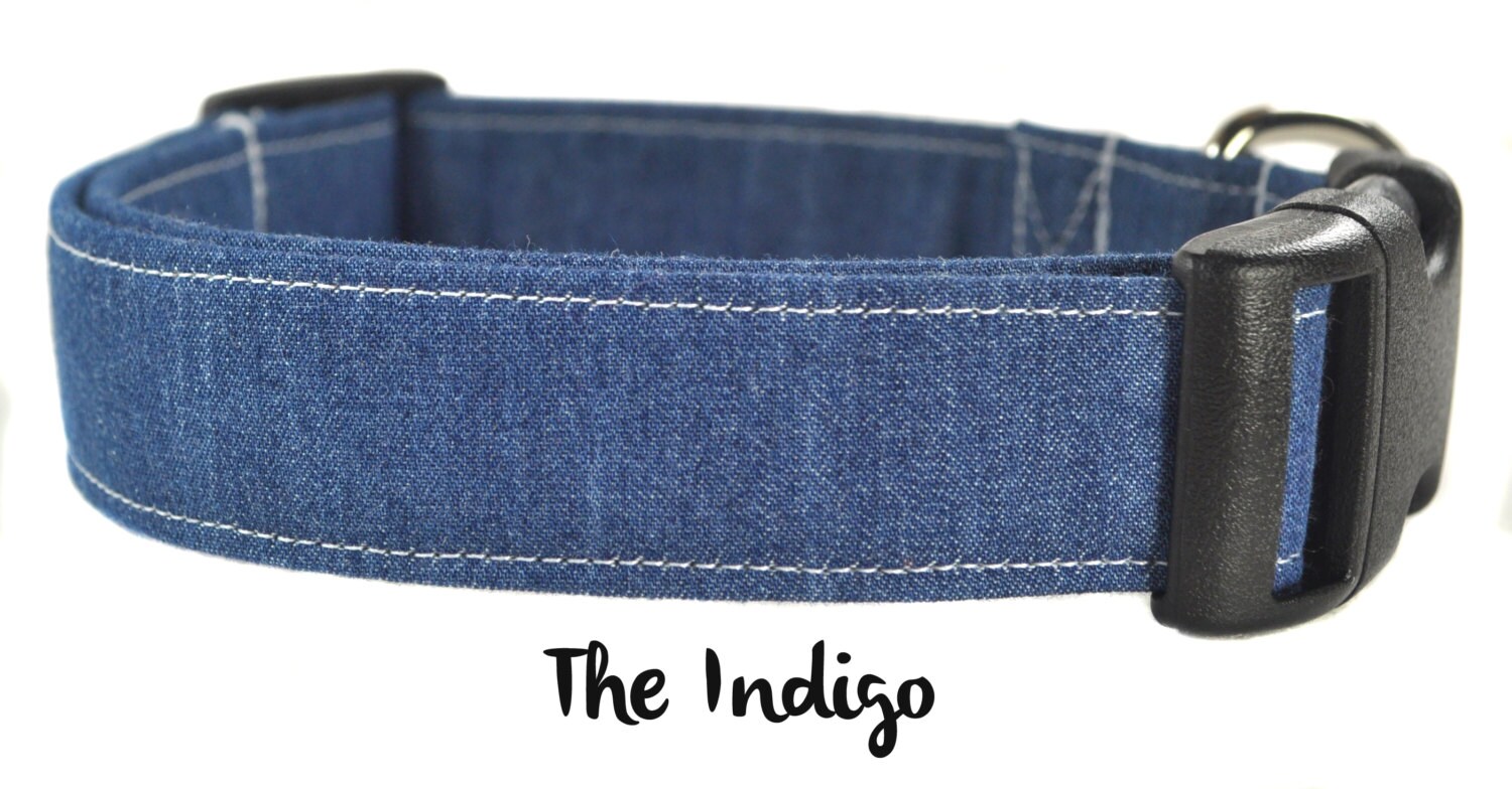 Denim Dog Collar The Indigo