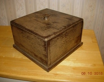 Handmade Primitive Napkin Holder