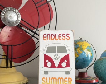 Endless Summer Hand Painted Wooden Sign