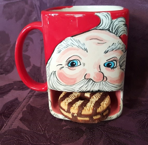 Santas cookie mug - cookies for santa mug - child christmas gift - personalized mug - child's mug - Santa Mug