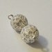 Magnetic Clasp, Silver Magnetic Round Crystalized Clasps, 16mm OR 20mm (1) Clasps, Silver Jewelry Findings