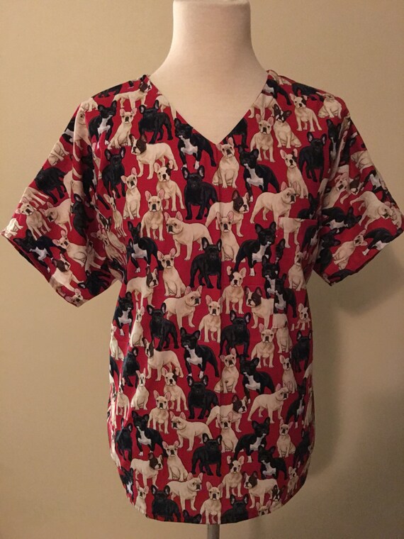 French bull dog scrub top Boxer Chihuahua Dogs dog puppies