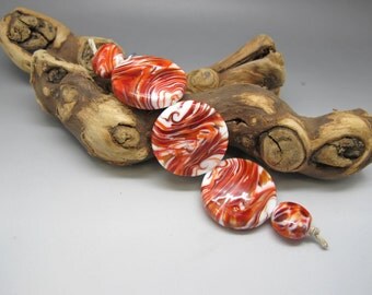 Salsa - Lampwork Bead Set