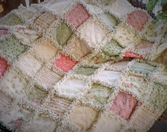 Custom Rag Quilt Made to Order Signature Quilt Guestbook Wedding Shower Retirement Graduation Birthday Keepsake Quilt - 50% DEPOSIT