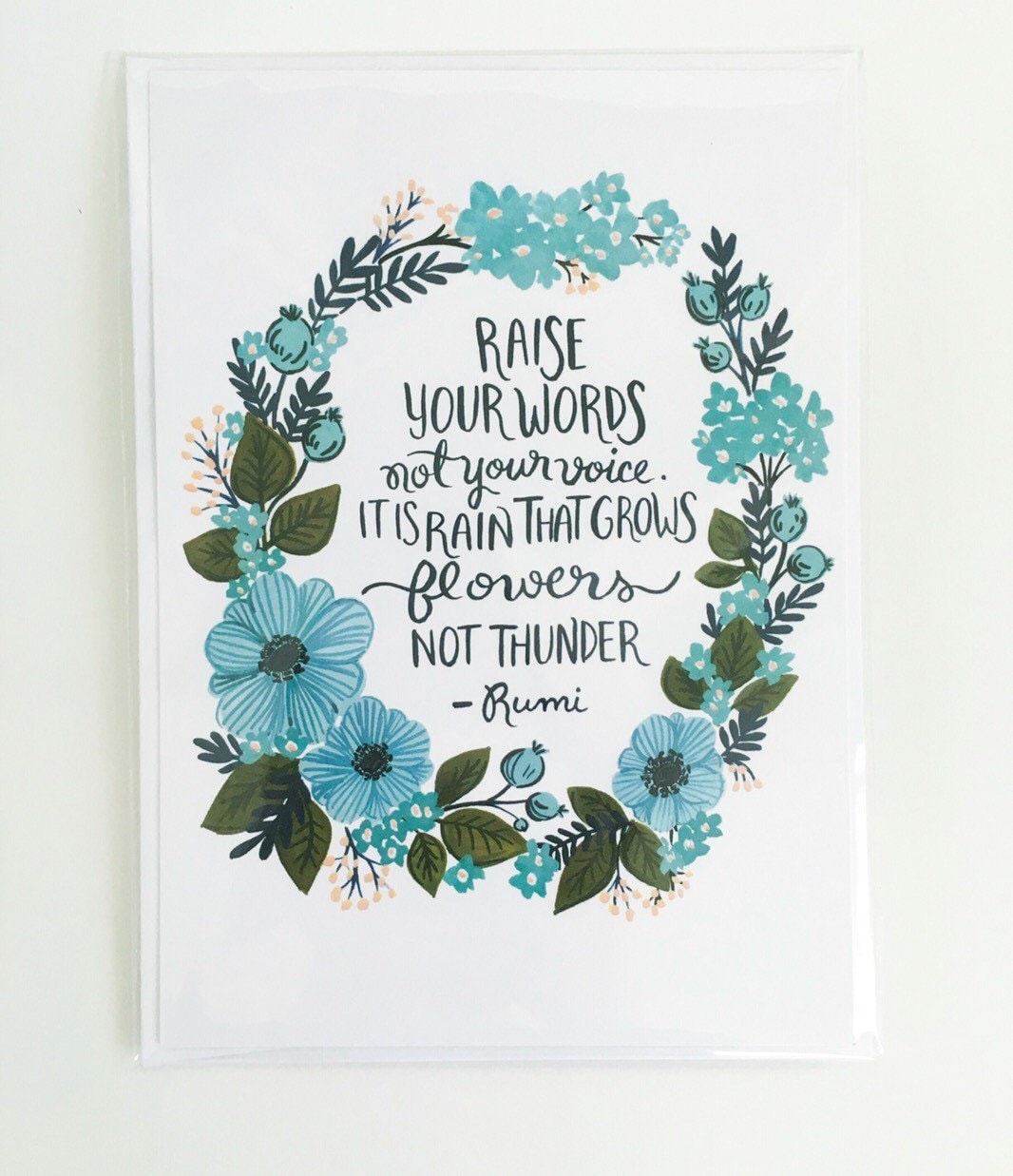 5x7 Inspirational Quote Print Motivational by Mommyliciouscrafts