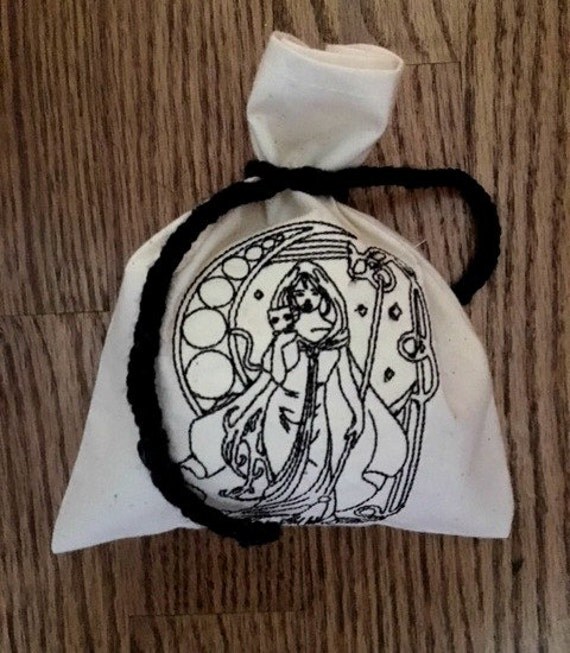 Moon Witch Charm/Herb Bag