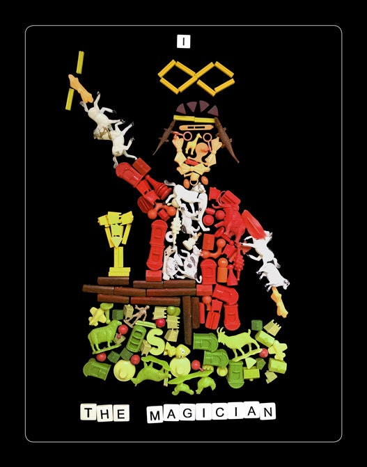 Magician Card 11 x 14 Tarot Card Poster on Archival