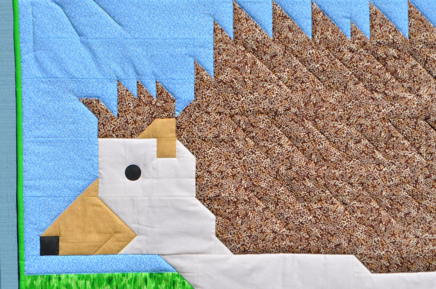 Free Baby Quilt Pattern With A Hedgehog