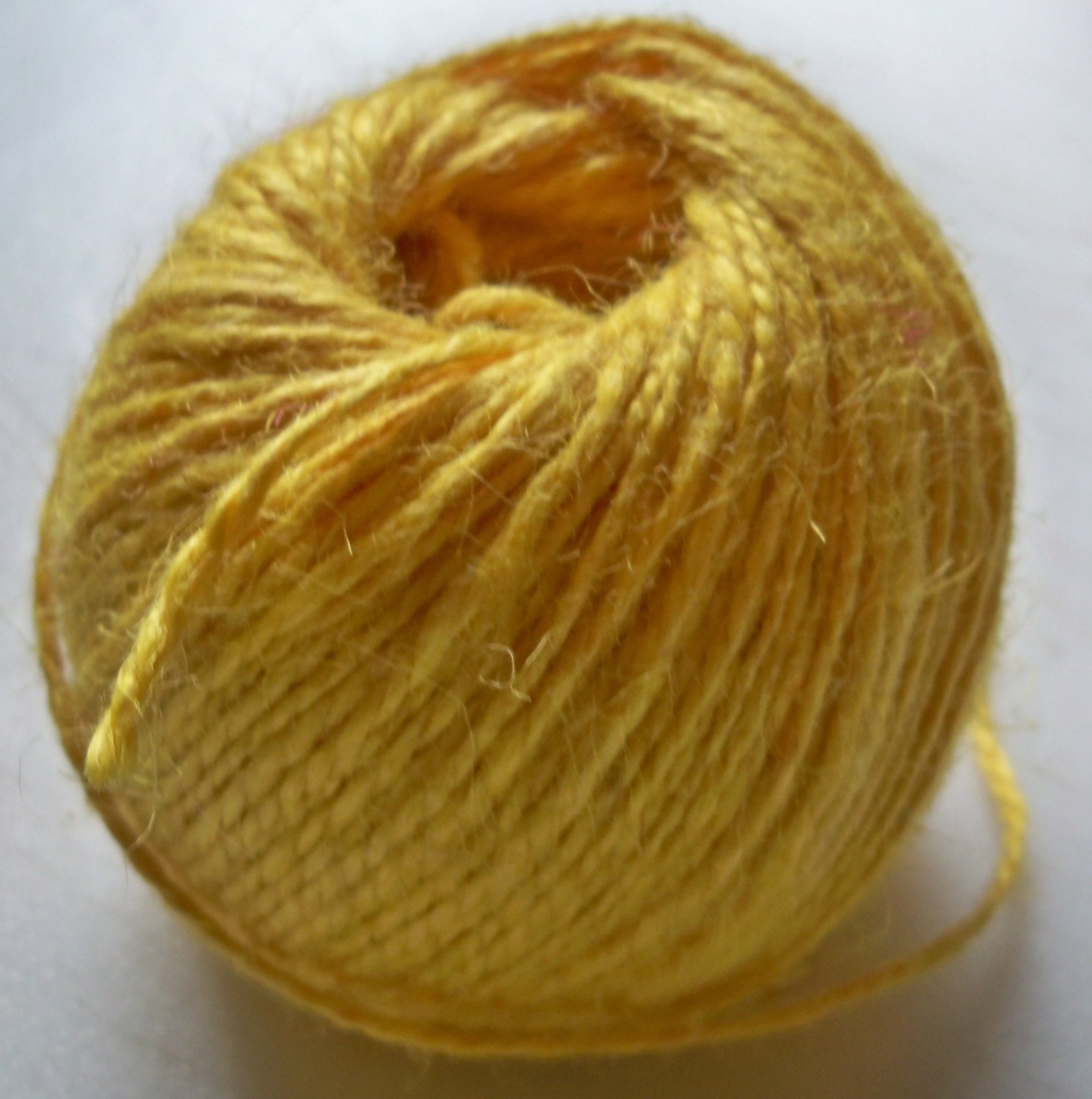 Yellow Jute Twine2mm10 YDS by SandyMsCraftSupplies on Etsy