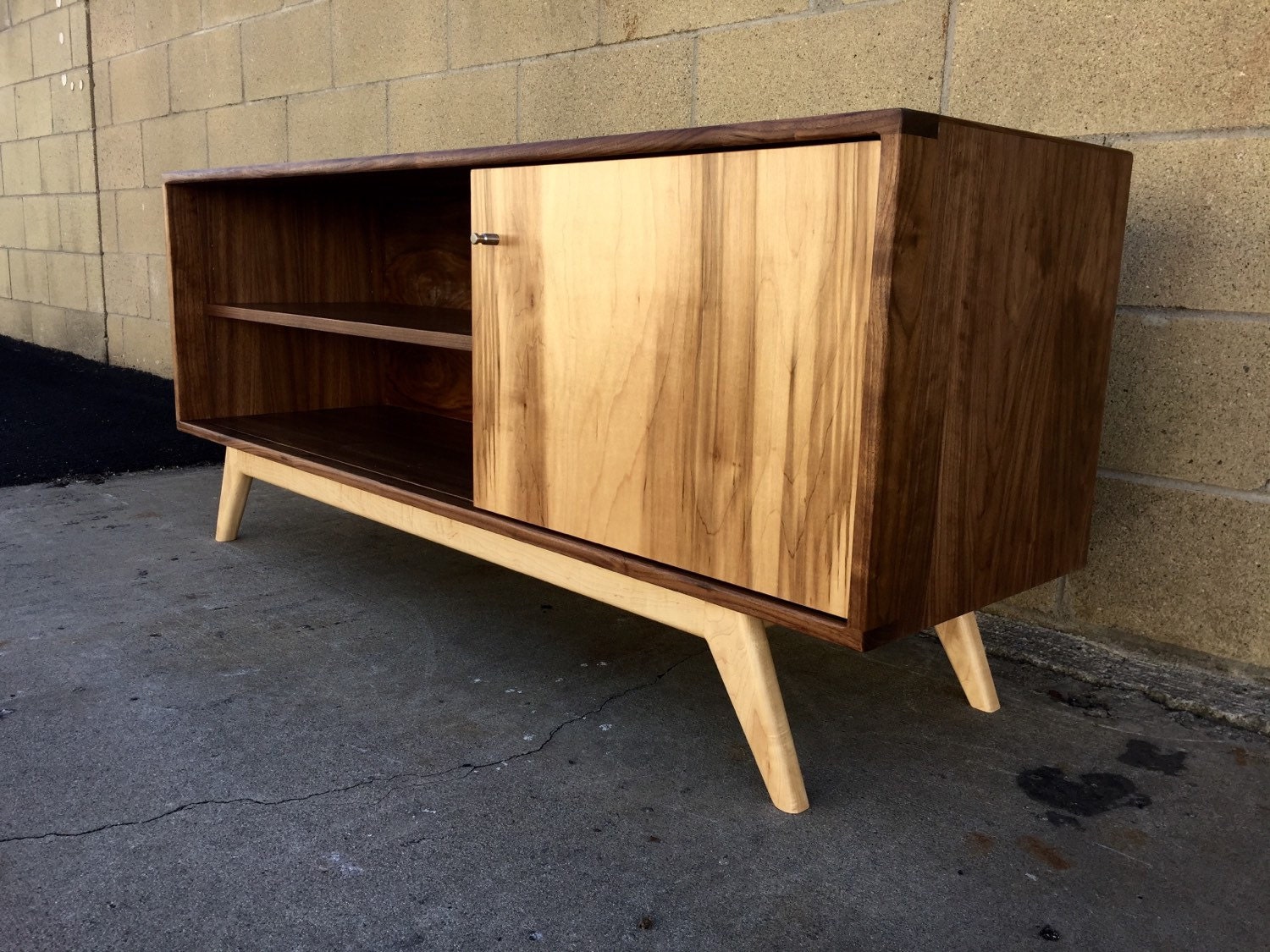 Mid century modern credenza TV console TV stand by MonkeHaus