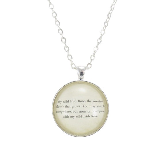 Personalized Song Lyric Necklace Custom Pendant For Song