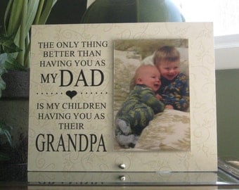 Grandpa Gift (SELECT ANY GRANDFATHER Name), Grandpa Frame, Grandpa Picture Frame, Grandpa Photo Frame, Saying and Paper Choice, 4x6 photo