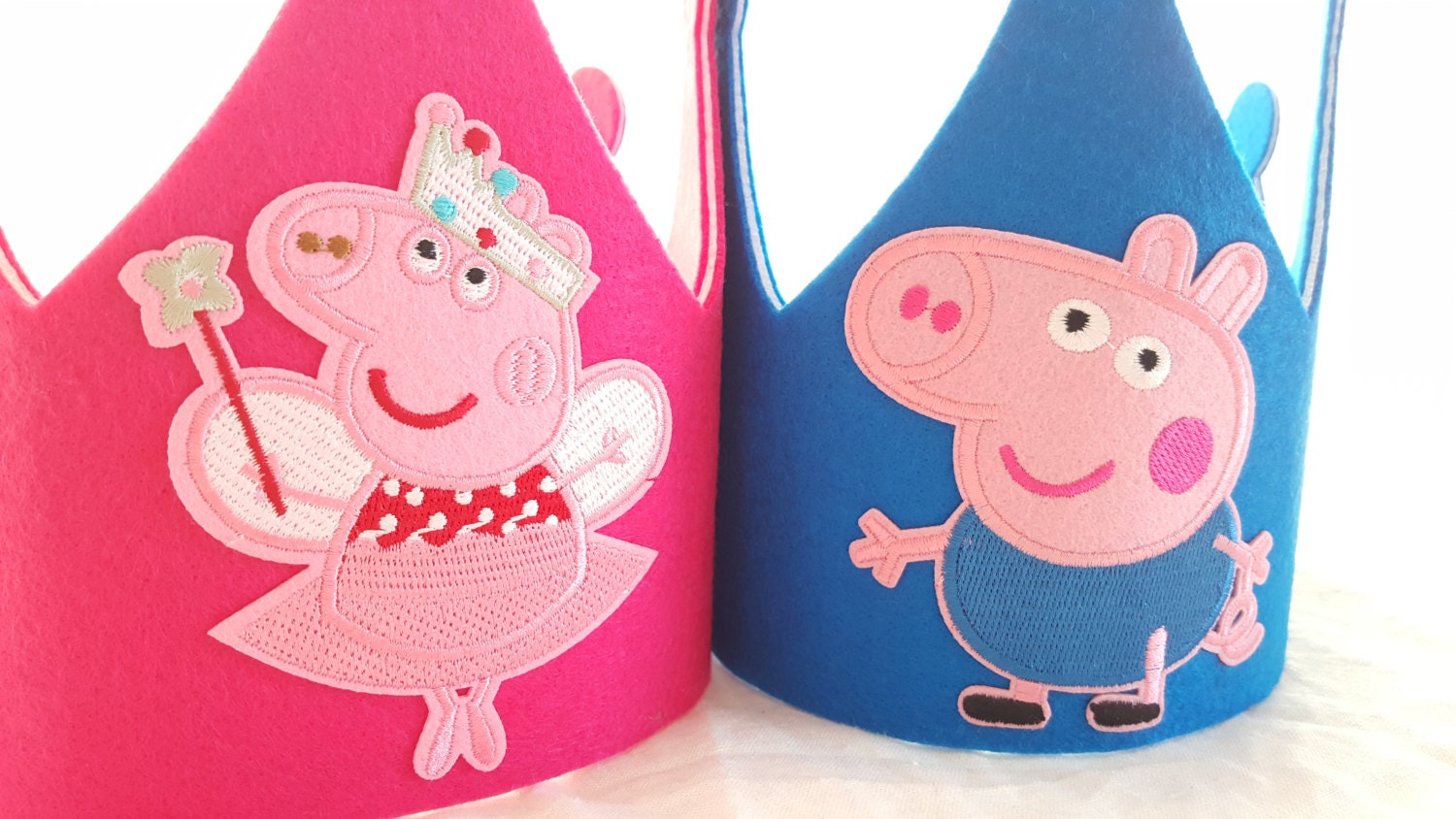 Peppa Pig Birthday Hat Party Crown Pig Party Hat