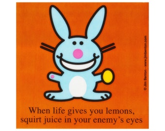 Happy Bunny Sticker