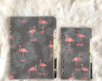 Set 4 Divisori A5 Per Filofax - 2 Verticali E 2 Orizzontali - 6 Fori - 20 Fogli Colorati - Foto 11