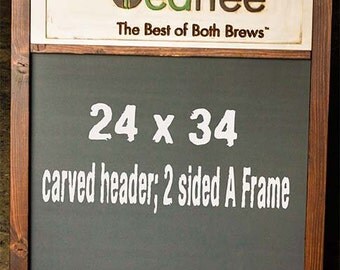 Custom Sidewalk Chalkboards