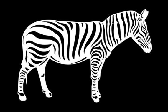  Zebra  Decal Car  Decal Vinyl Sticker  Zebra  by 