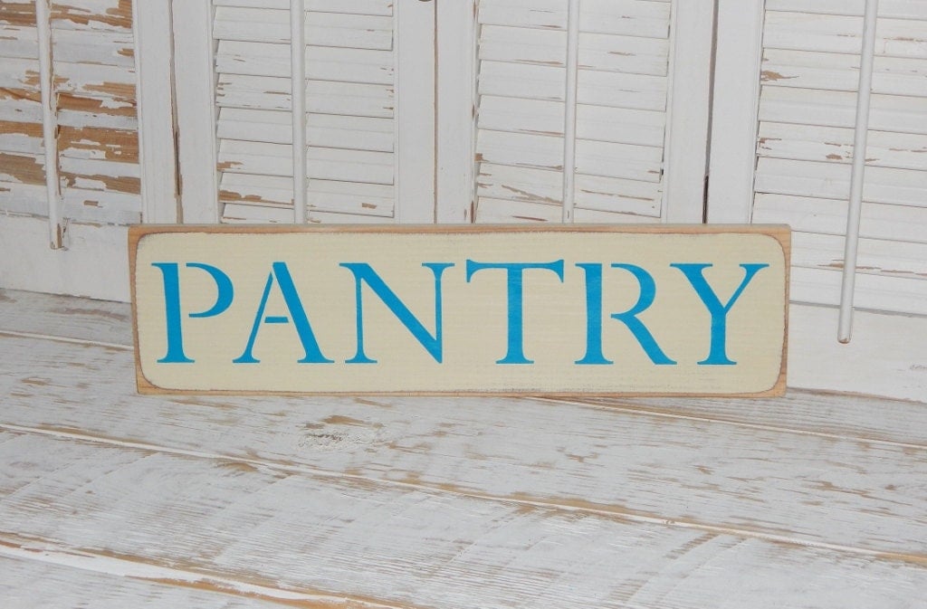Pantry Sign Wall Decor Rustic Country Home Decor Signs