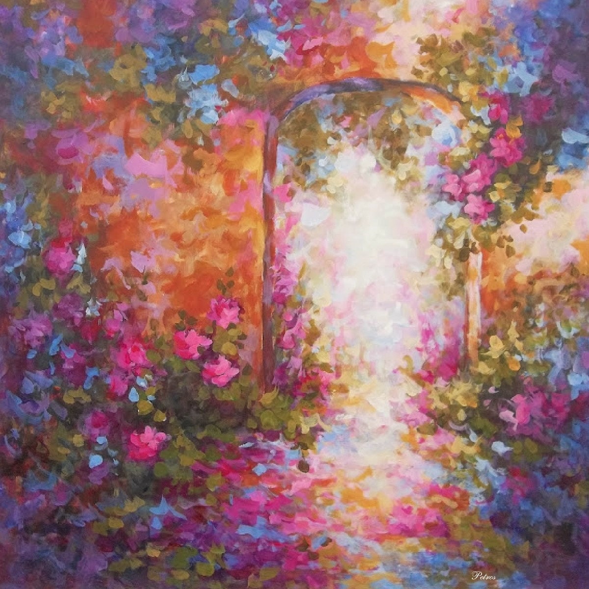 nature canvas art printimpressonist painting by RoyalRococo