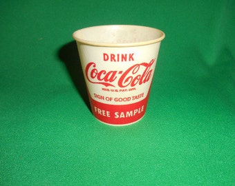 Vintage paper cup | Etsy