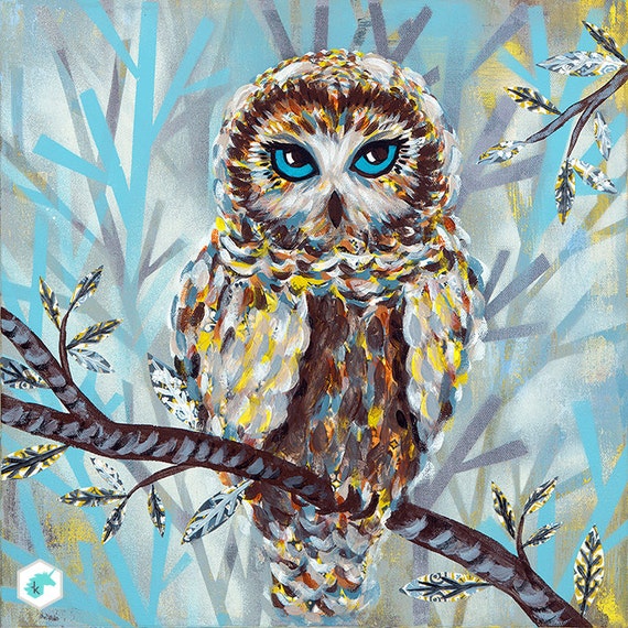 Owl Alice In Her Wonderland by josephinekimberling on Etsy