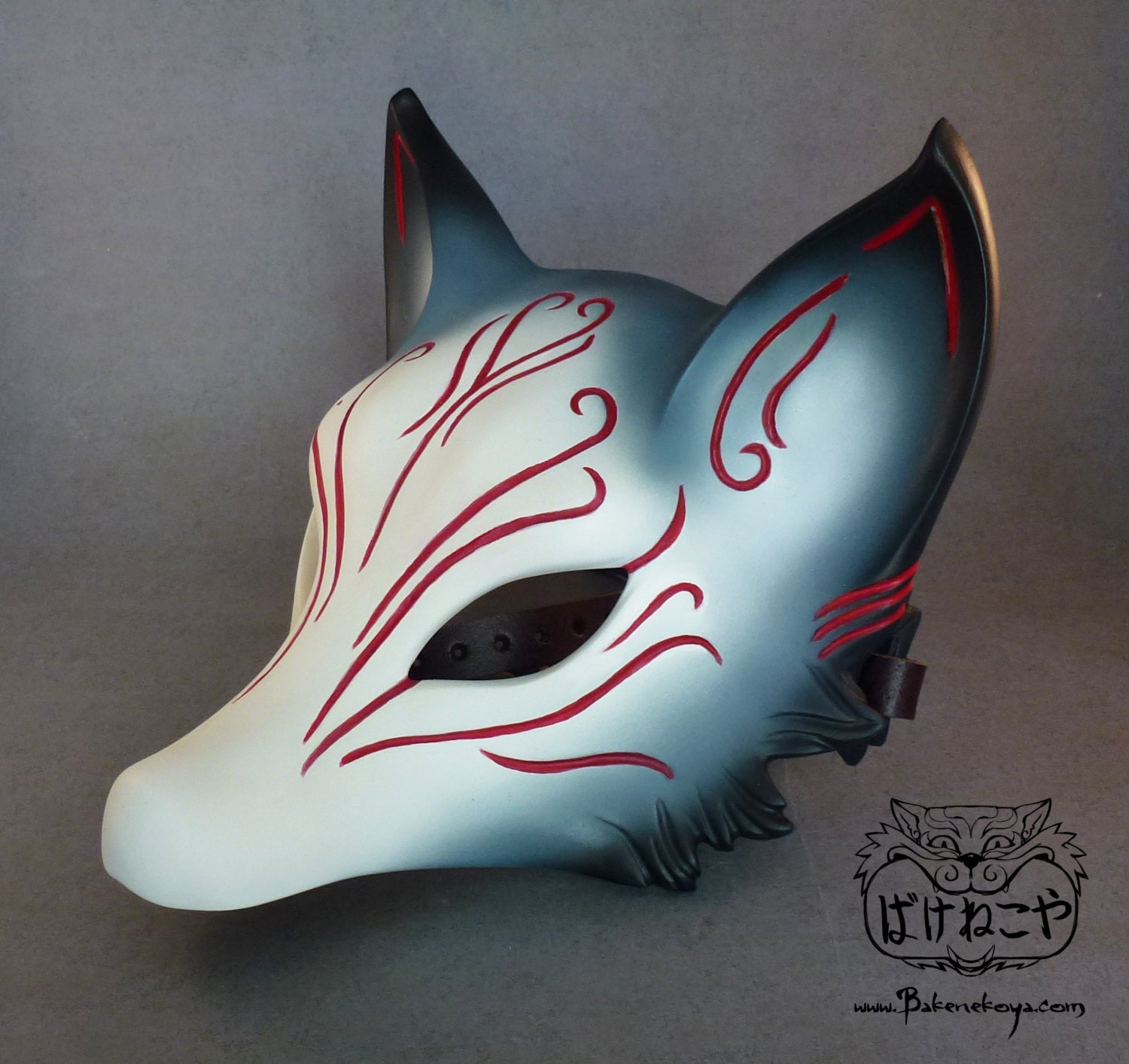 Kitsune mask Grey