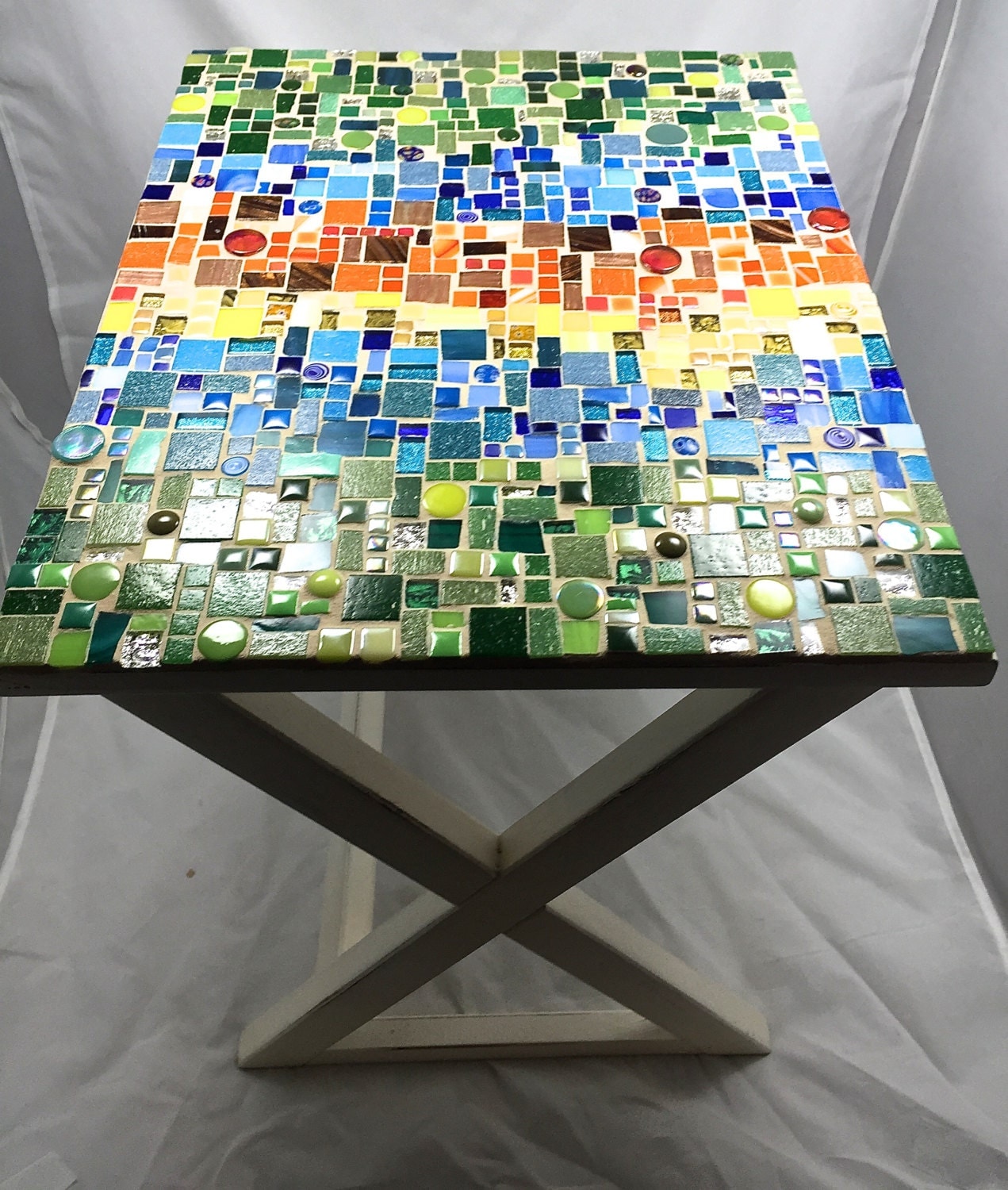 Mosaic patterns for square table tops