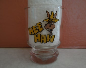 Vintage HEE HAW Shot Glass 1970s TV