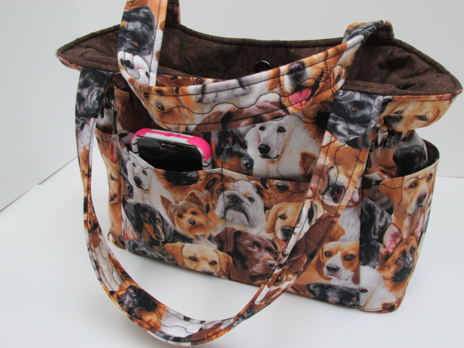 stuffed dog purse