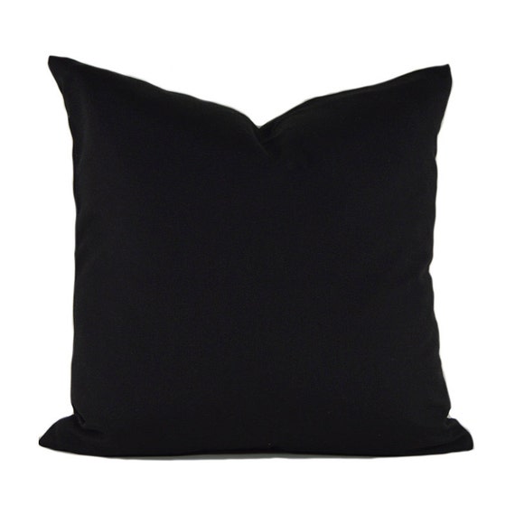 black outdoor pillows