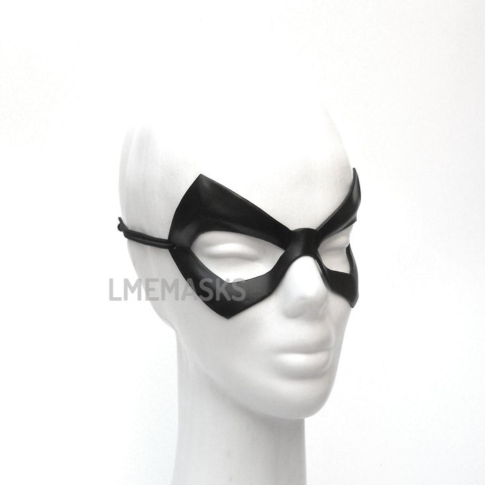 Leather Mask The Comedian Watchmen Minutemen Half Mask Black