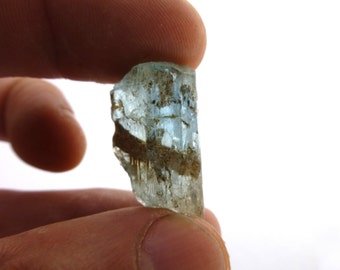 24.55ct. Colorado Aquamarine from Mt. Antero Natural Gemstone, Beautiful Color!