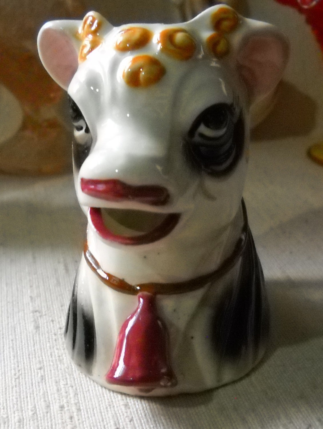 Darling Little Cow Creamer Made in Japan Mid Century