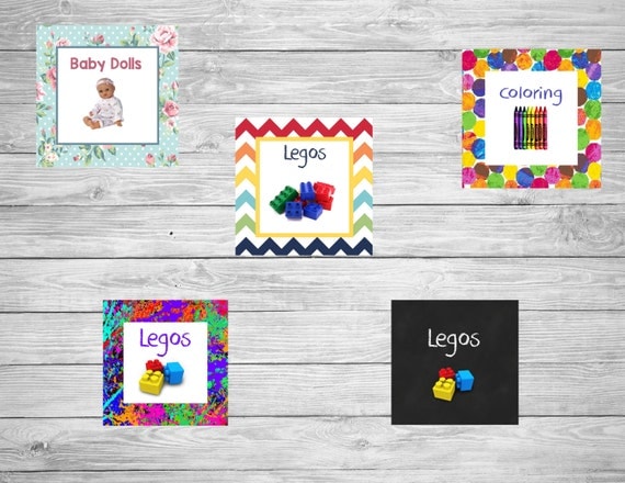 Playroom Labels Personalized