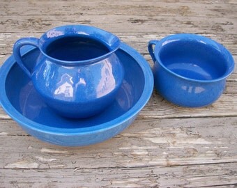 Adderleys England Wash Basin Pitcher Chamber Pot set