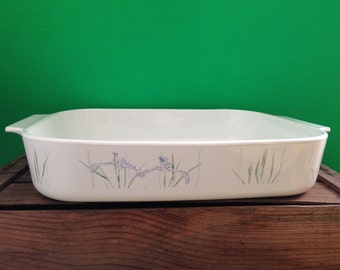Corning Ware Lasagna Pan A-21-B-N Shadow Iris Roaster Casserole Dish -- 4-Quart Corningware Dish