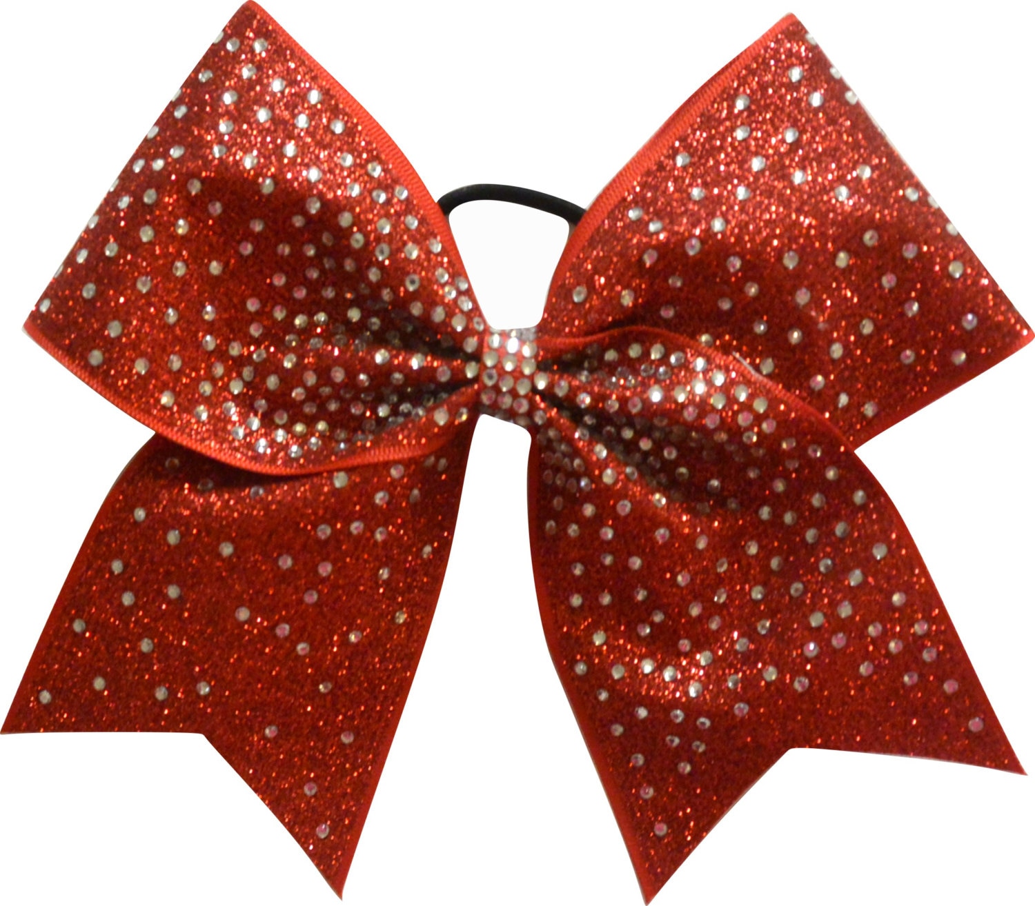 Cheer Bows Blazing Red Rhinesteone Cheer Bow