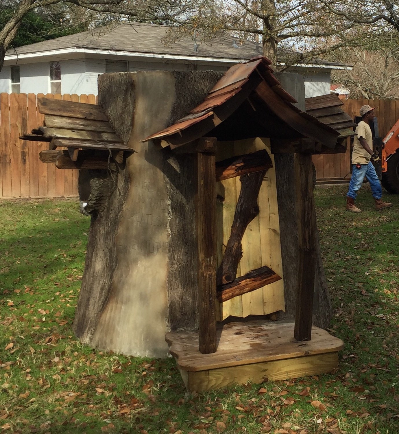 Concrete Tree for DIY Tree House