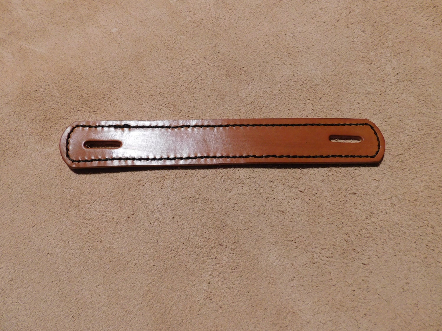 Steamer Trunk Strap Handle Leather Single layer