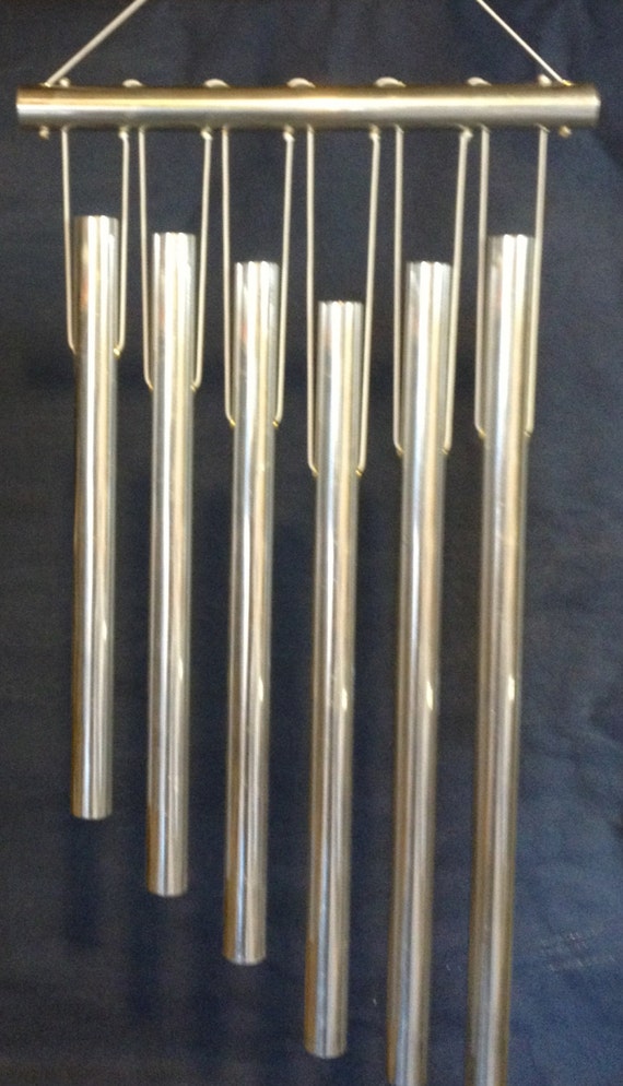 6 Tube Wind Chime Heavy Duty Hand Crafted