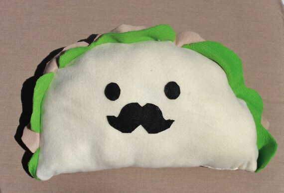 taco plush pillow